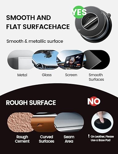 Miniatura 8 de Lamicall Soporte de teléfono para automóvil - 70 libras de succión más fuerte para soporte de automóvil Magsafe, soporte de teléfono con ventosa