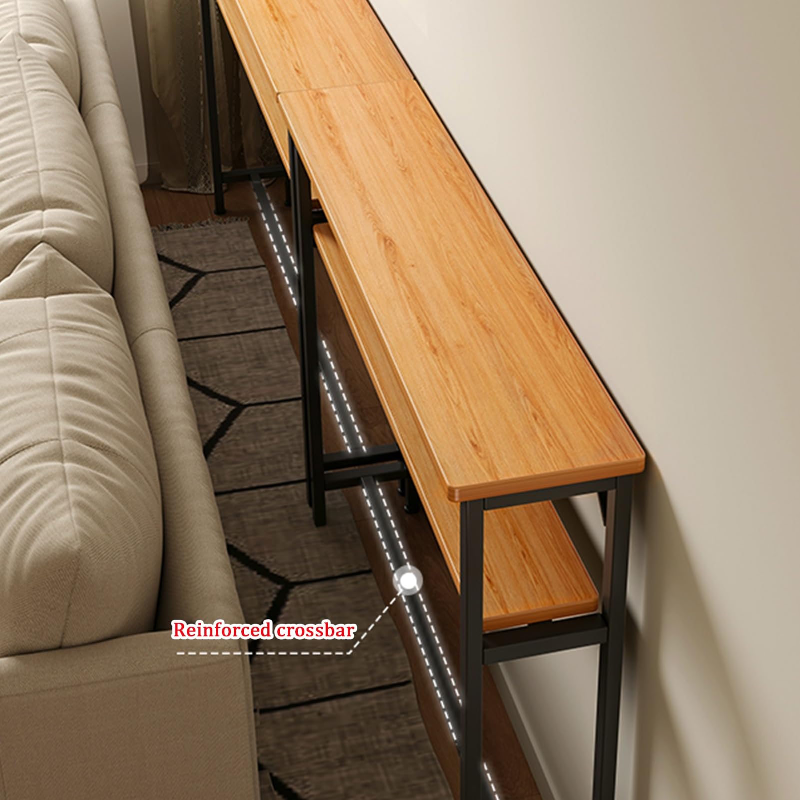 Amazon.com: YHWKGZ Console Table, Sofa Tables Narrow Long, 2