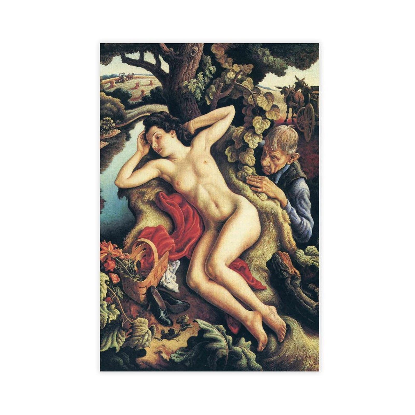 WCYB Persephone Thomas Hart Benton Posters Prints Canvas Deco Paintings Wall Art Unframe 20" L X 30" W
