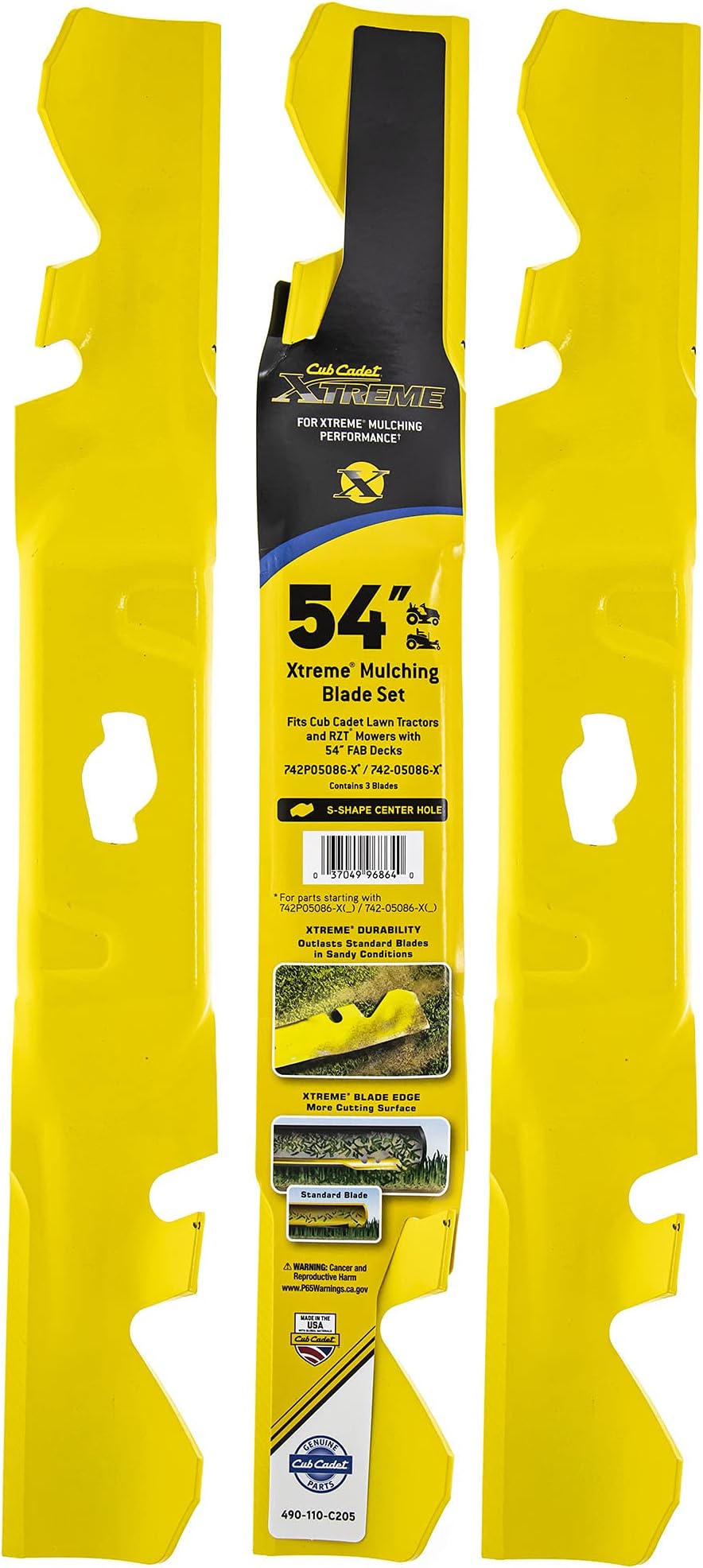 Cub Cadet 54 Inch Blades
