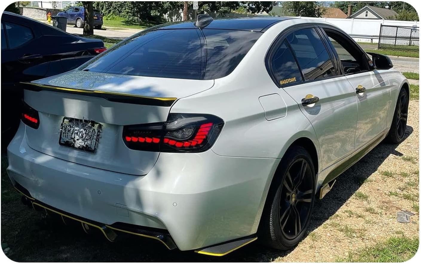 Installed inginuity time LED Tail Lights on a white BMW F30