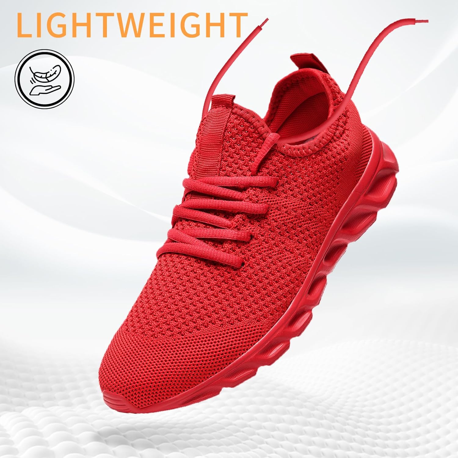 Oltyutc Tennis Gym Shoes for Women Lightweight Running Sneakers Slip On Walking Shoes for Outdoor Workout Travel - Image 4
