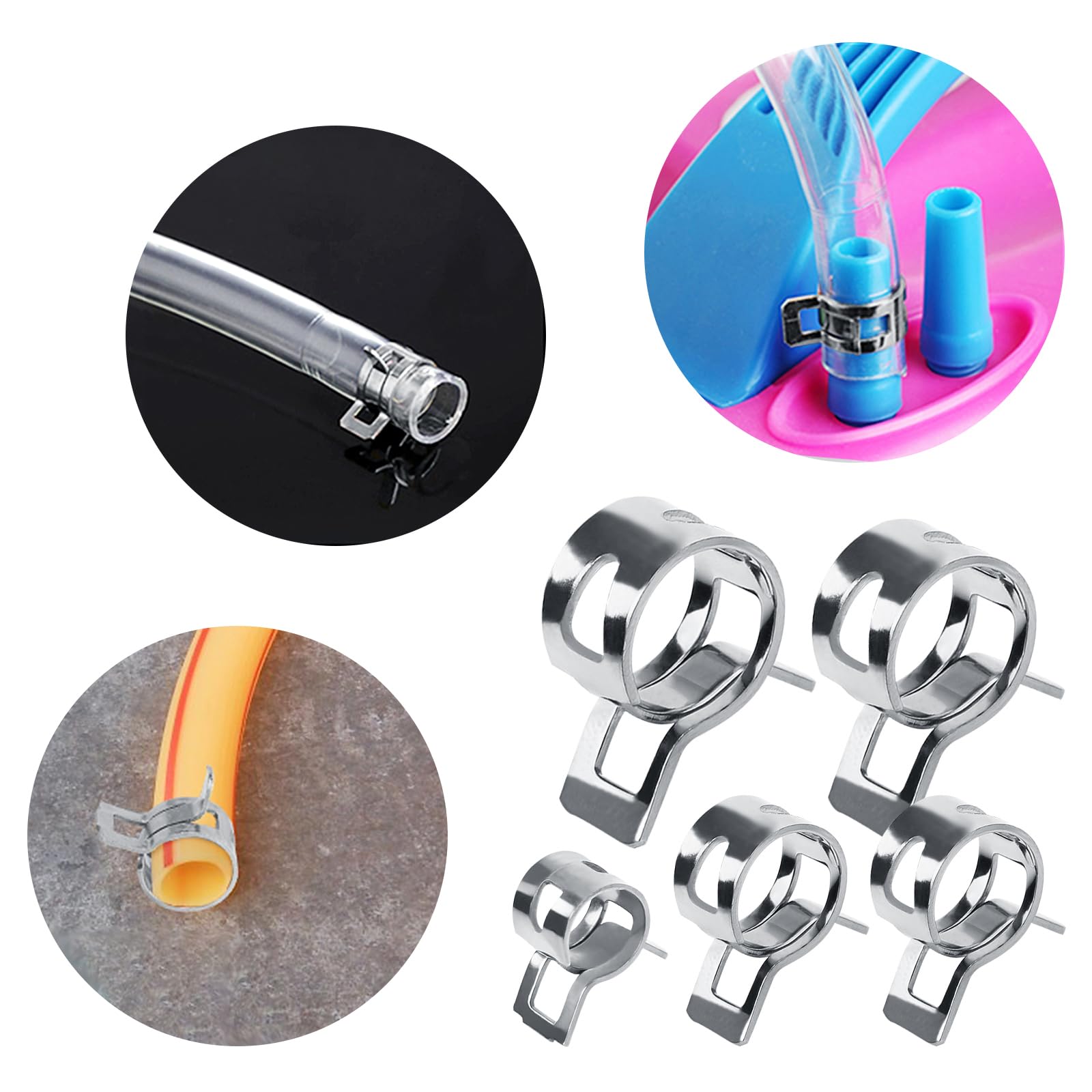 118 Fascette Stringitubo A Molla 6-12mm - Morsetti Per Tubi Flessibili - Foto 8