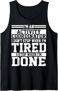 Activity Coordinator Apparel - Awesome Coordinators Design Tank Top