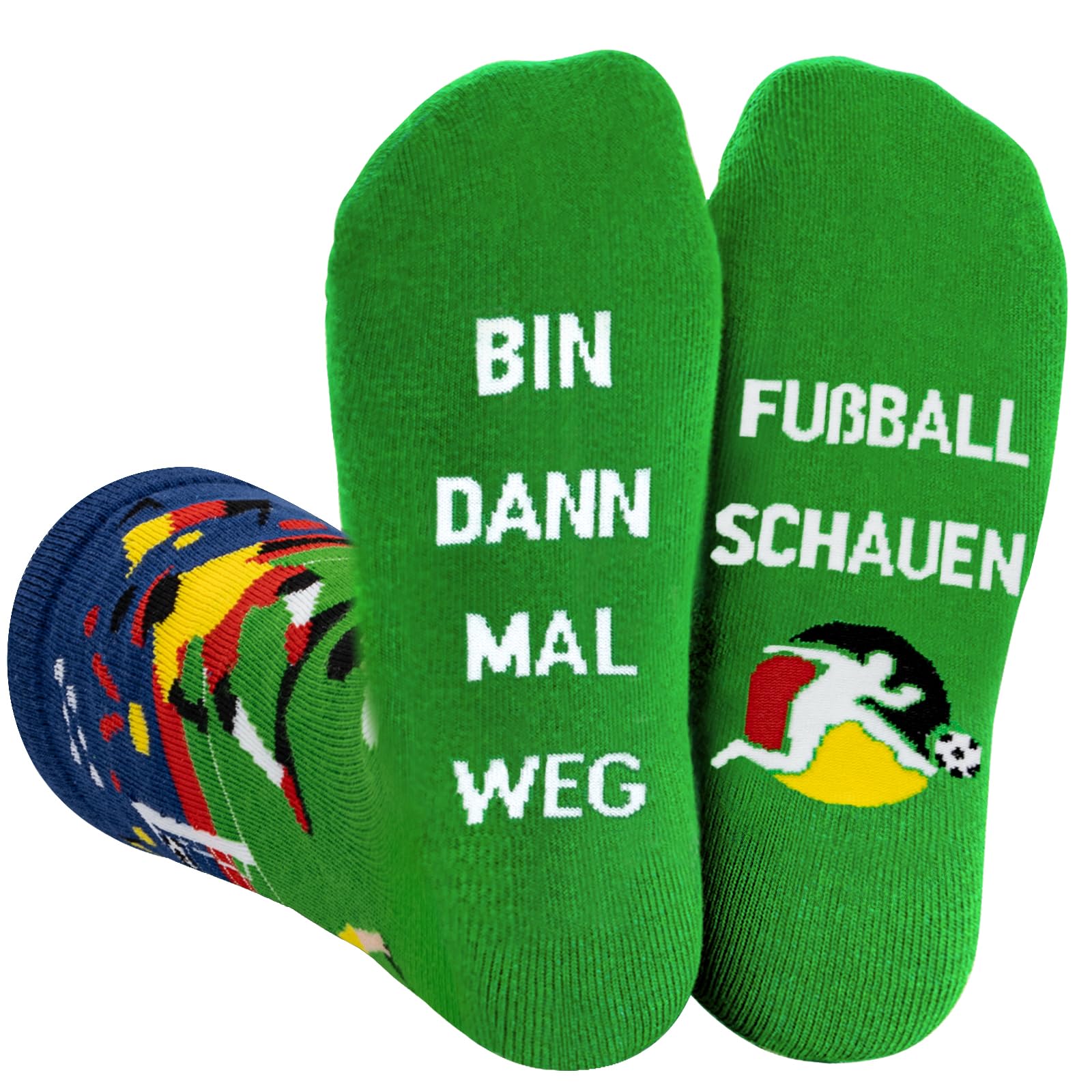 WAMIOKAGRO Fußball Geschenke für Männer Frauen, Fussball WM 2026 Fanartikel, Lustige Socken, Männergeschenke Weihnachtsgeschenke für Männer Teenager Jungen Kinder zu Geburtstag Weihnachten