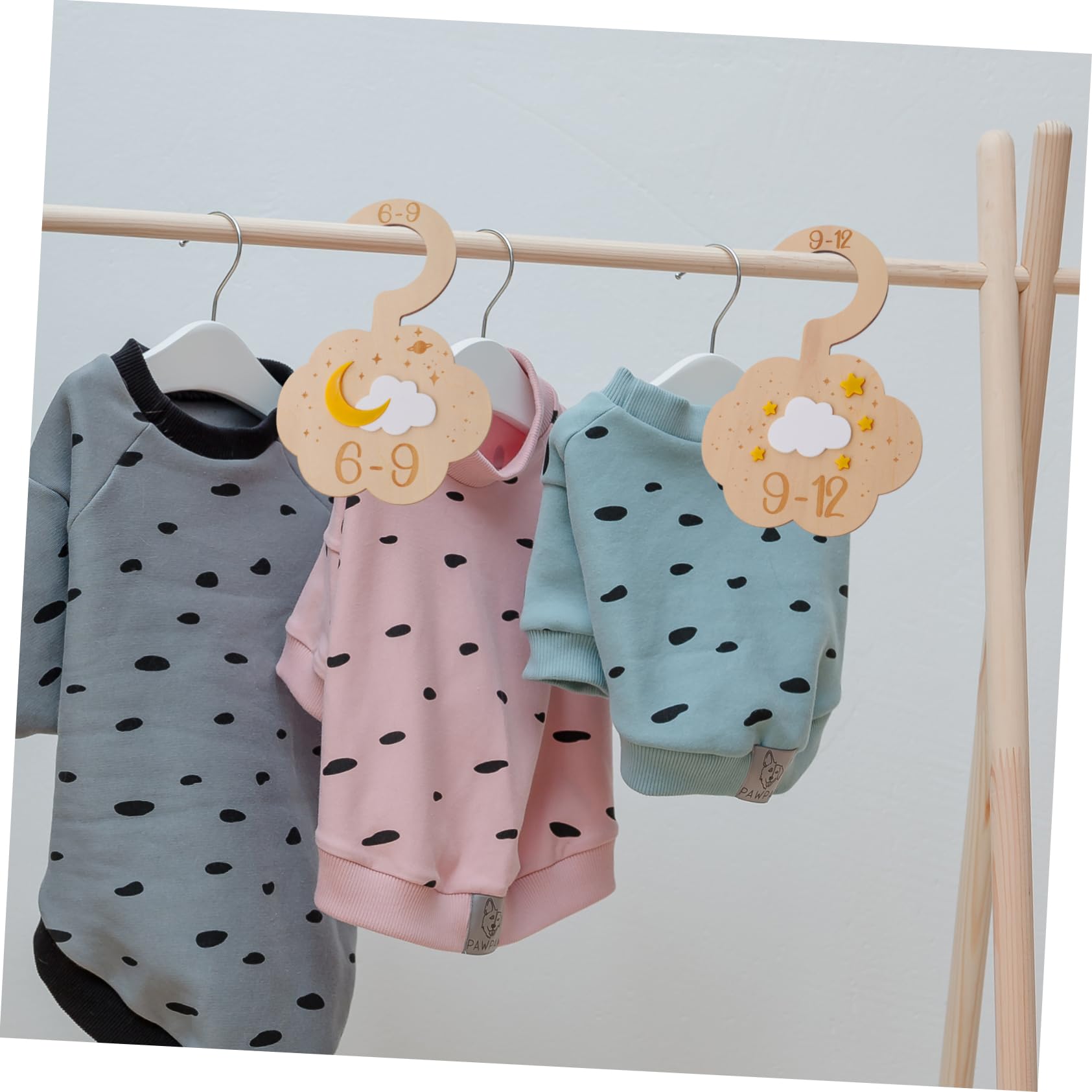 TOYANDONA 35pièces Organisateurs De Vêtements Pour Bébés De Diviseurs Pour Vêtements Mois Pour Chambre Rangement Armoire
