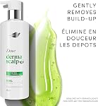 Dove Derma Scalp Shampooing pour l'enlèvement doux, contrôle de l'huile avec glycérine, 473 ML