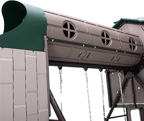 Miniatura 5 de Lifetime Juego de columpio de túnel de aventura 290704 tono tierra