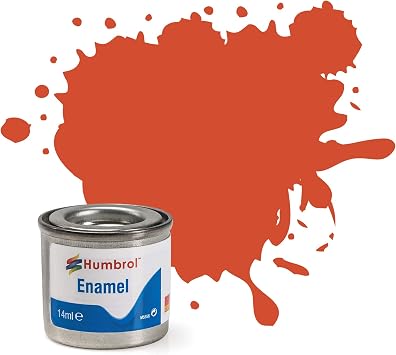 Humbrol AA1451 132 Red Satin - 14ml Enamel Paint