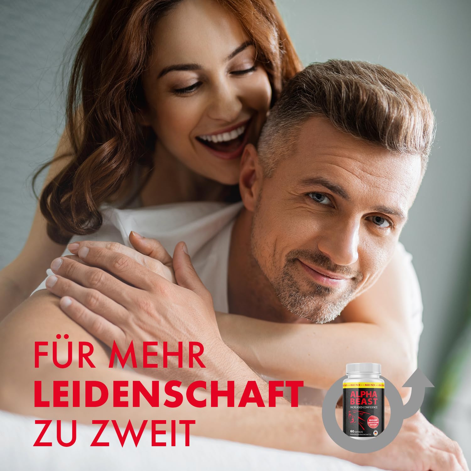 Alpha Beast Kapseln | für intime Momente | mit hochwertigen Inhaltsstoffen | 60 Kapseln
