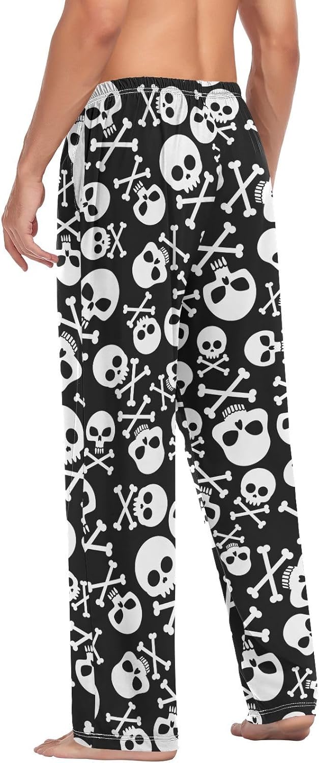 Men's Pajama Pants Soft Lightweight Lounge Sleep Pj Bottoms with Pockets Drawstring - Image 5