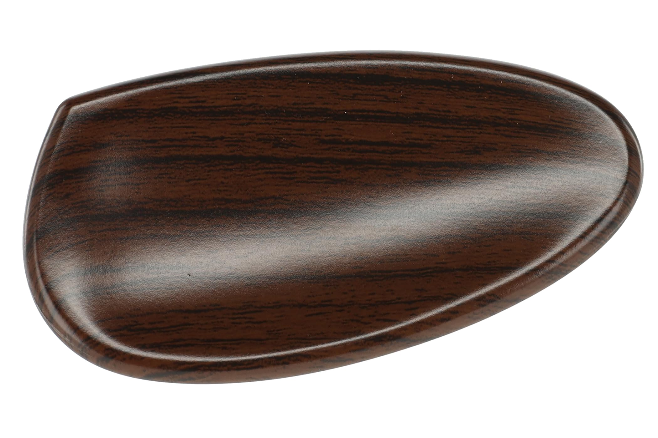 Mentoniera Wittner, mentoniera laterale per violino 4/4, in plastica high-tech, anatomica, testata per allergie, con cacciavite, color palissandro, 250111P, Made in Germany