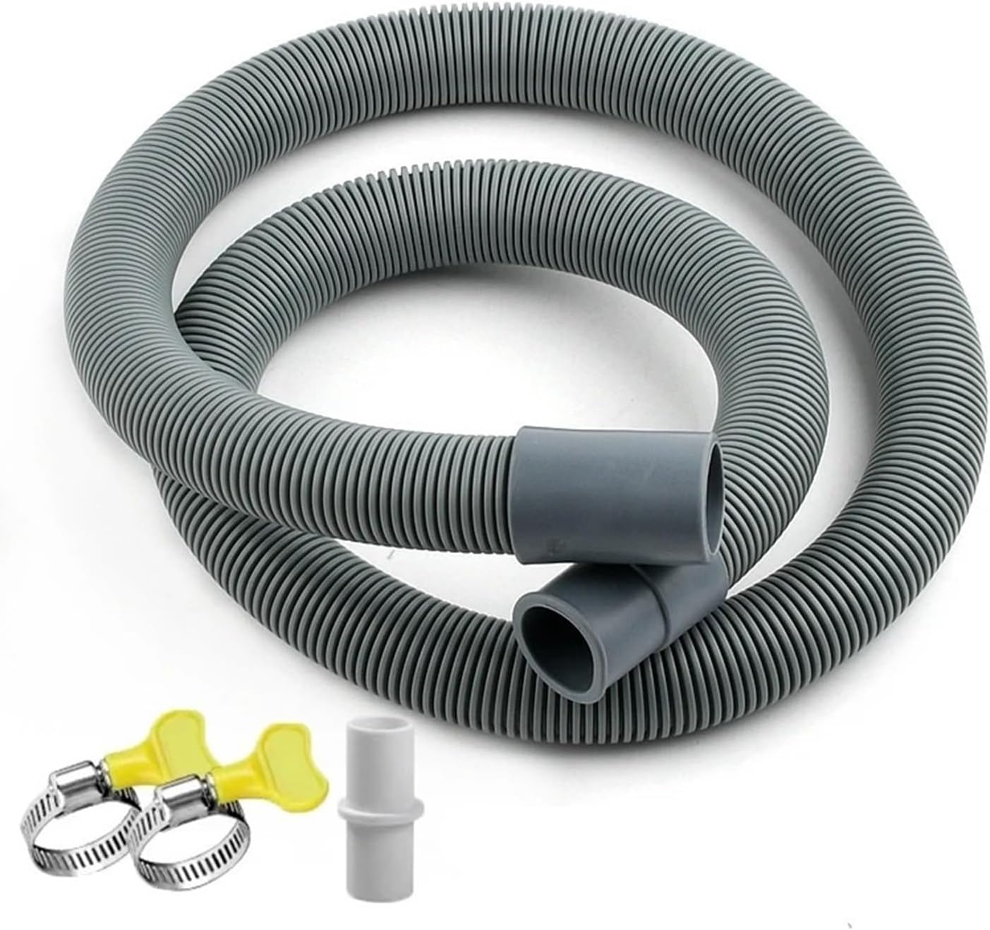 1PC I.D 20/25mm Washing Machine Dishwasher Drain Hose Extension Pipe With Bracket Aquarium Multifunctional Drainage Hose(1 metre)
