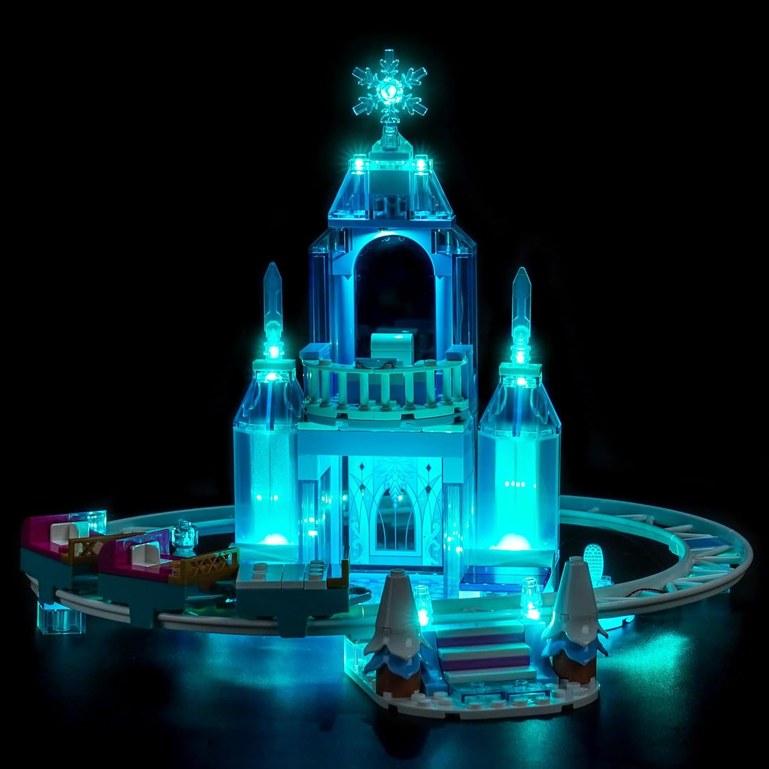 BrickBling LED Light Compatible with Lego Elsa's Ice Castle & Snow Ride Adventure 43281 - Not Come with Building Set