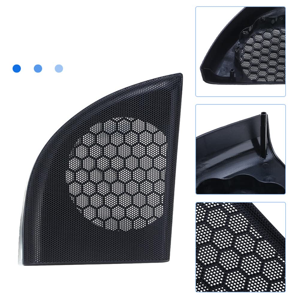 Couvercle Haut-Parleur Portière Pour Mercedes Classe C CL203 Coupé 2001-2011 - ABS Gris - Côté Gauche - 6
