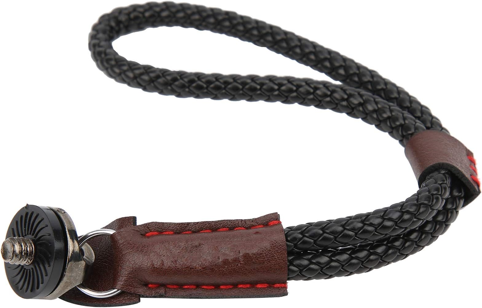 Elprico PU Leather Safety Hand Strap Wrist Lanyard for ONE X2 with 1/4 Inch Screw, Adjustable for 2, OM 4, OSMO Mobile 2/3, Smooth 4 Stabilizer, Mirrorless Camera