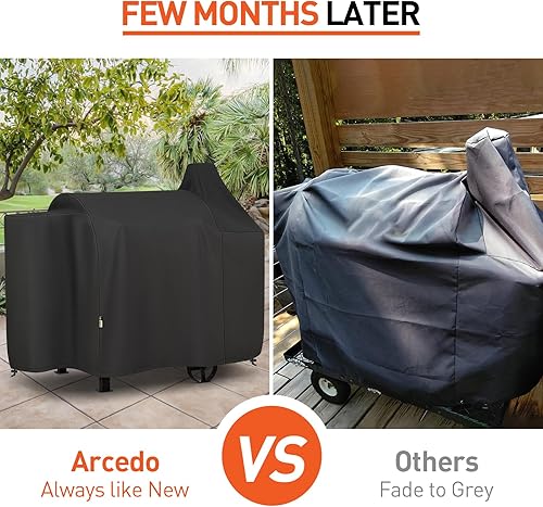 Miniatura 10 de Funda para parrilla Pit Boss 1100 Pro Series, resistente e impermeable, cubierta de parrilla de pellets de madera, protección para todo tipo de