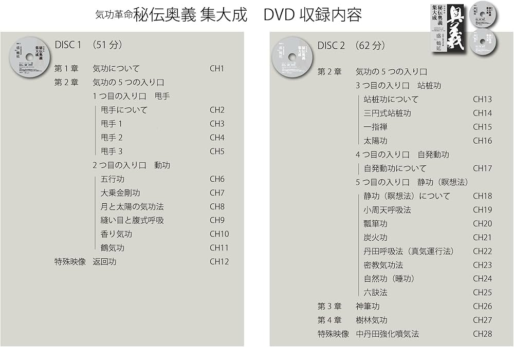 気功革命 秘伝奥義 集大成: 著者自ら出演・解説するⅮVⅮ2枚組付