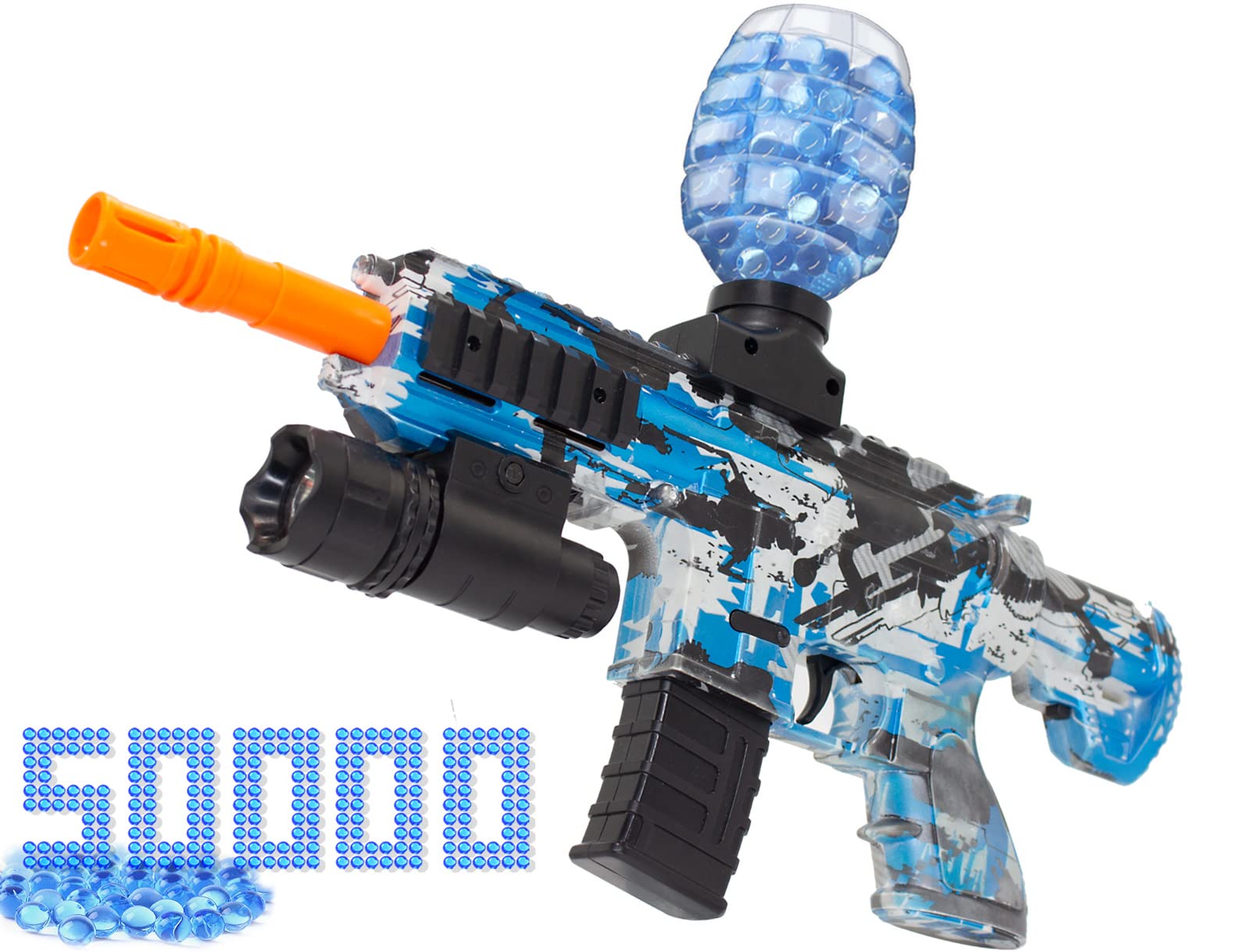 Buy Gel Ball Blaster, Full Auto Splatter Ball Blasters with 50000 Water
