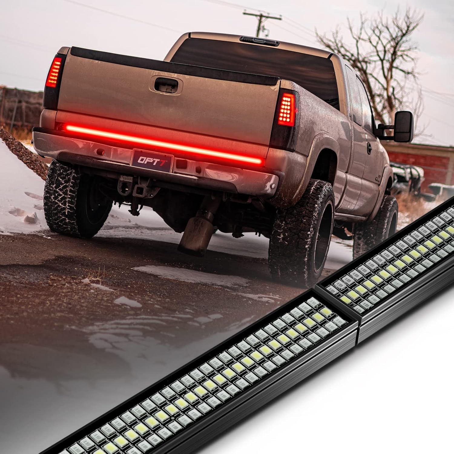 OPT7 60" Redline Parlux Triple Row LED Tailgate Light Bar