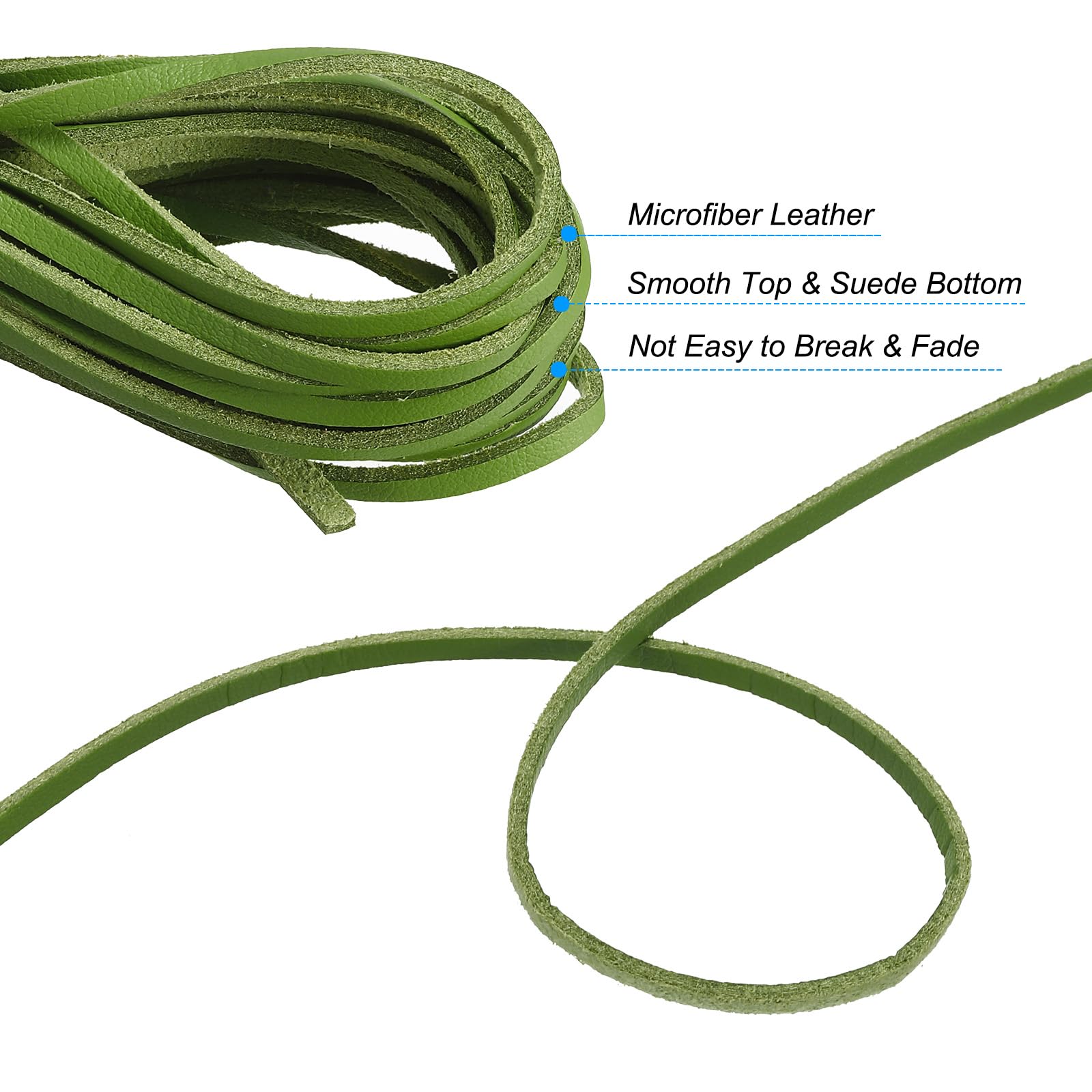 PATIKIL Faux Suede Leather Cord - Image 3