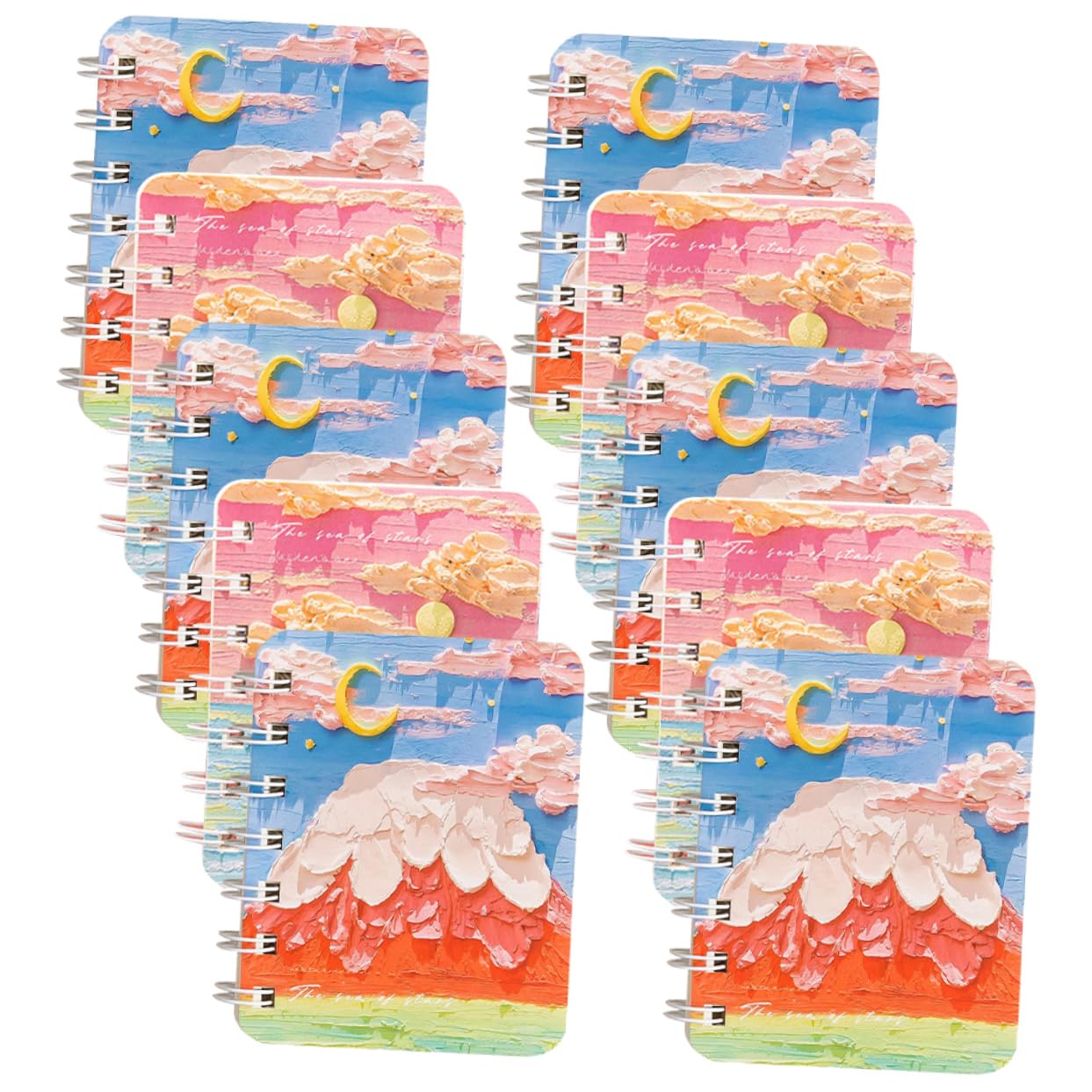 NUOBESTY 3 Pièces 10 Cahiers Collège Gouverné Cahiers Thématiques er à Spirale er D'écolier er De Journal Ligné Journal Des Enfants er Ligné Mini-blocs-notes Papier