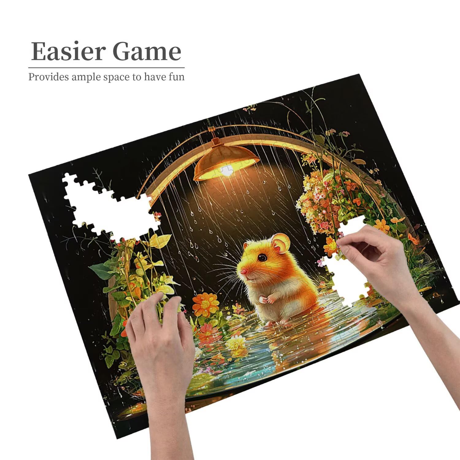 Puzzle in Legno per Adulti 3000 Pezzi | Carino topo| Giocattoli Educativi | Puzzle Adulti E Famiglie Decor | Dimensione Di 122x80cm | Regalo Adultis | Regali Natale (Formato: 48.8x32in) o-423