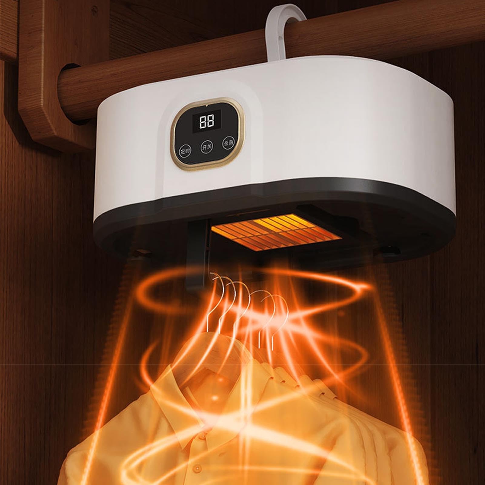 Suszarka Do Ubrań 600 W, Przenośna, Kompaktowa, Do Mieszkania, Wewnątrz, W Podróży, Do Kampera, Szybko Suszy Dużą Ilość Ubrań I Butów