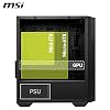 Msi Mag Forge M110r Airflow Temperlİ Cam 3x120mm 1x120mm Argb Fan Matx Gamİng Bİlgİsayar Kasasi