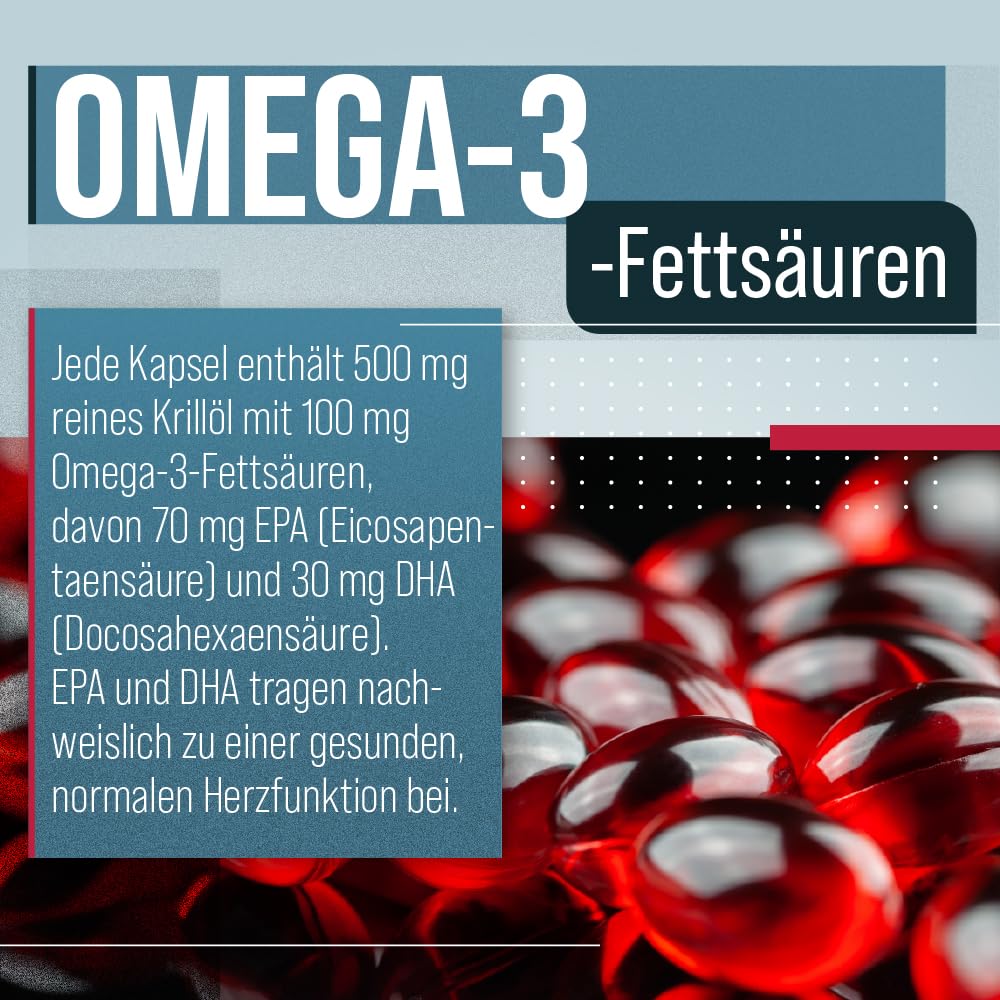 Sanct Bernhard Krillöl-Kapseln, original Neptune Krill Oil, geruchsarm, Inhalt 90 Kapseln