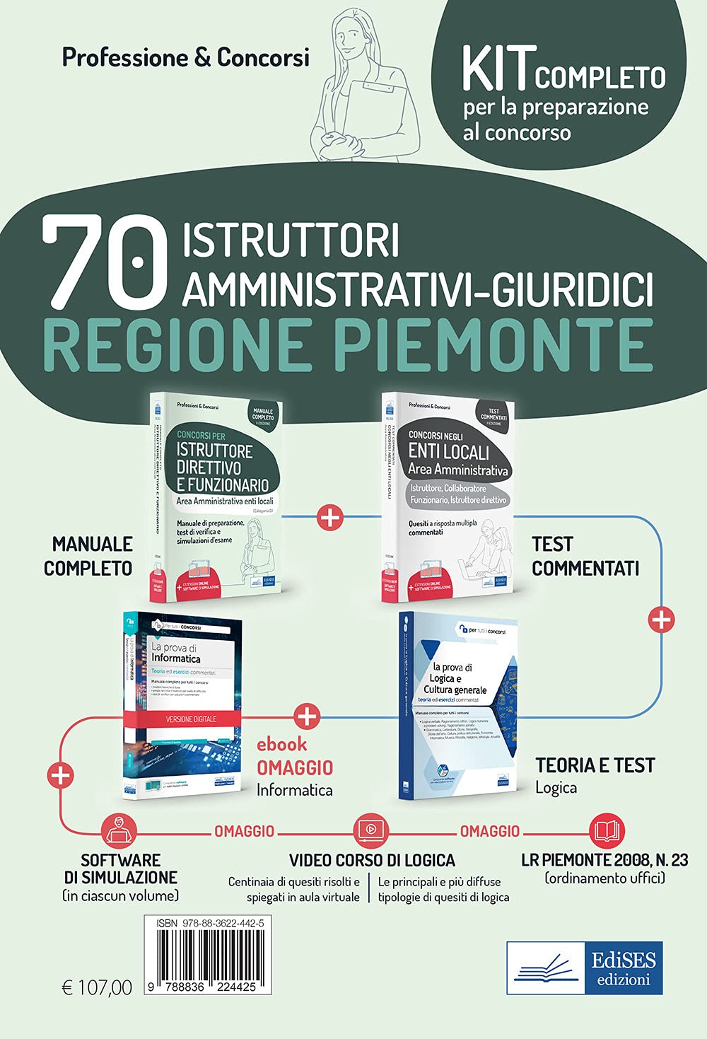 Kit Concorso 70 Istruttori Amministrativi Regione Piemonte. Volumi Completi Per La Preparazione Al Concorso. Con E-Book. Con Software Di Simulazione. Con Videocorso - 4
