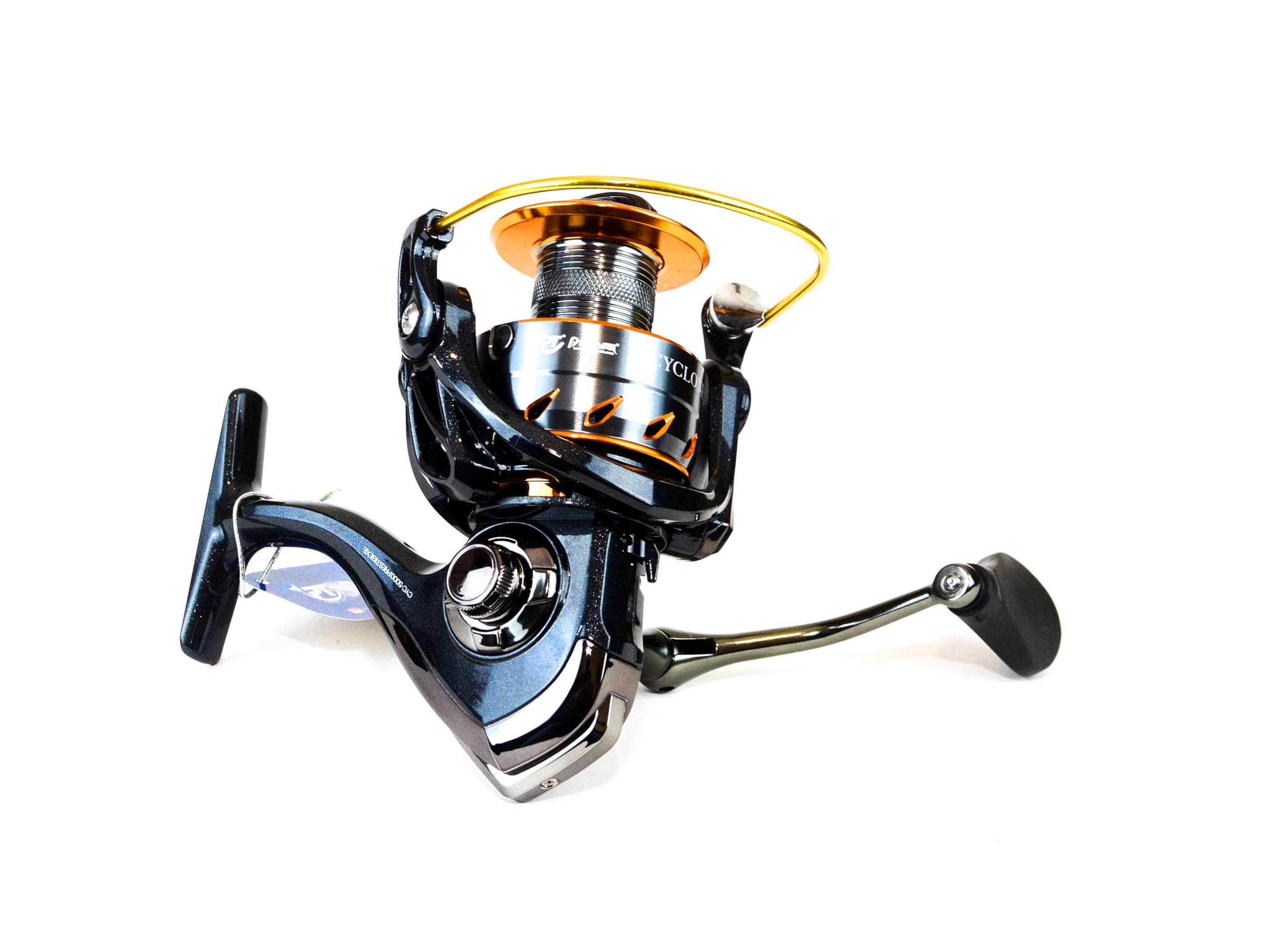 cyclone fishing reel Pioneer Prestige XE -5000 Spinning - 7+1 Precision Ball Bearings CYC5000 PRESTIGE: Buy Online at Best Price in Egypt no brushes to wear Style:7'0