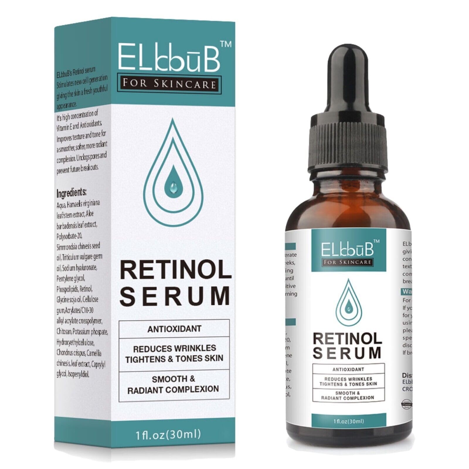 Licape Anti-Aging Serum Mit Retinol – 30 Ml, Mit Squalan & Honig-Formel, Gegen Falten & Für Strahlende Haut