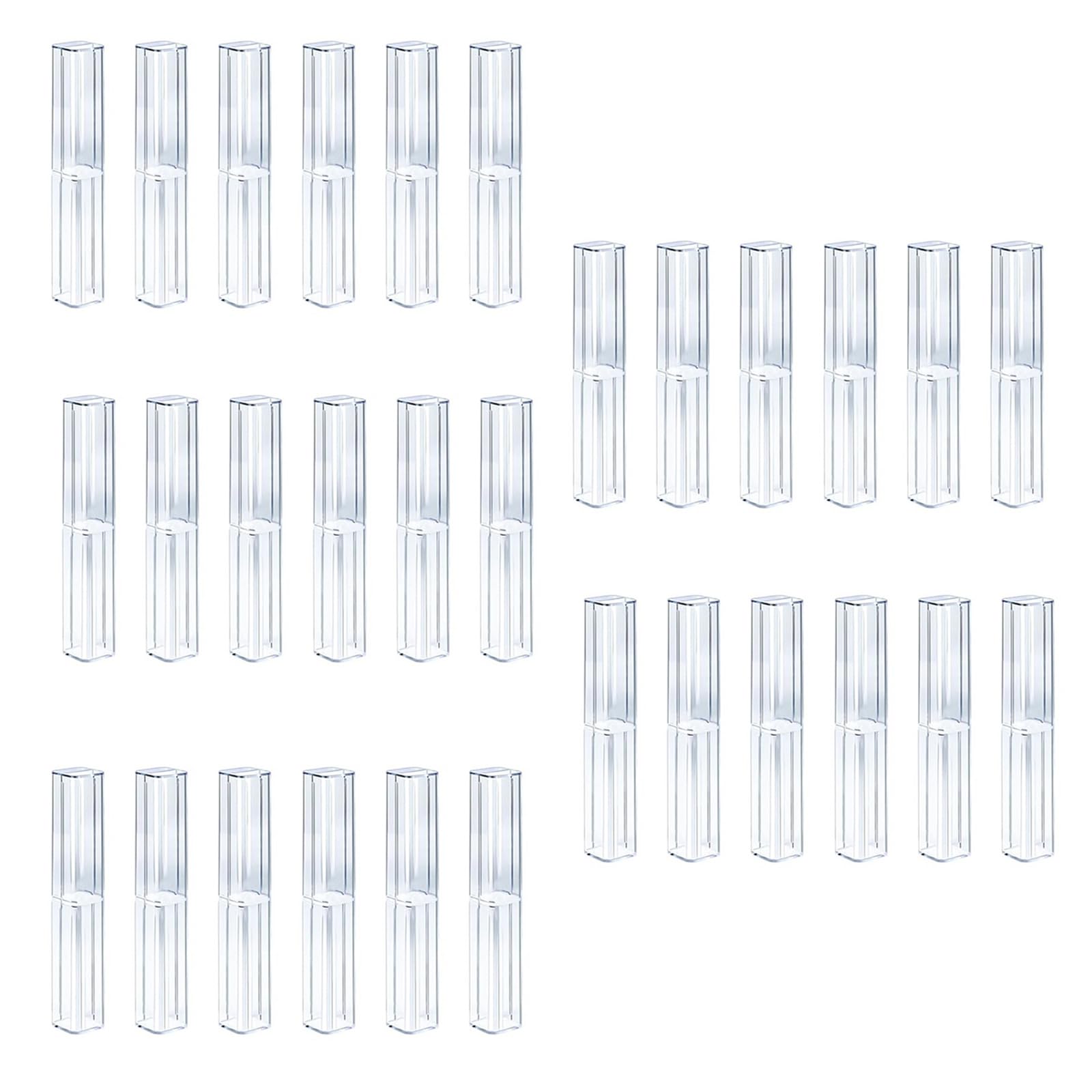 Nucelit Of 25 Clear Pen Gift Boxes Sturdy Storage Containers for School and Personalize Use Stationery Organizers