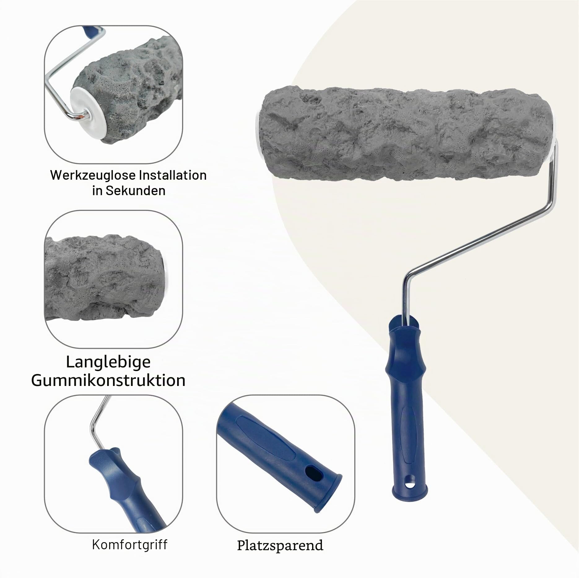 Nichiyo Beton Texturwalze Beton Stempel Roller Mauerwerk Form Werkzeug für DIY dekorative Betonmuster (D2501)