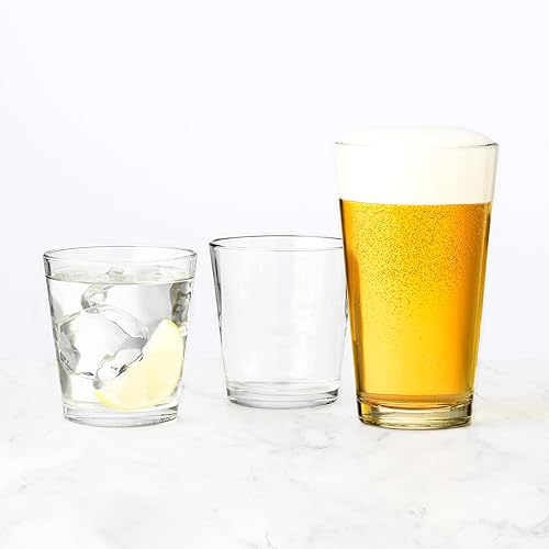 Miniatura 4 de Libbey 1639HT - Vasos para mezclar Restaurant Basics, 16 onzas, juego de 12