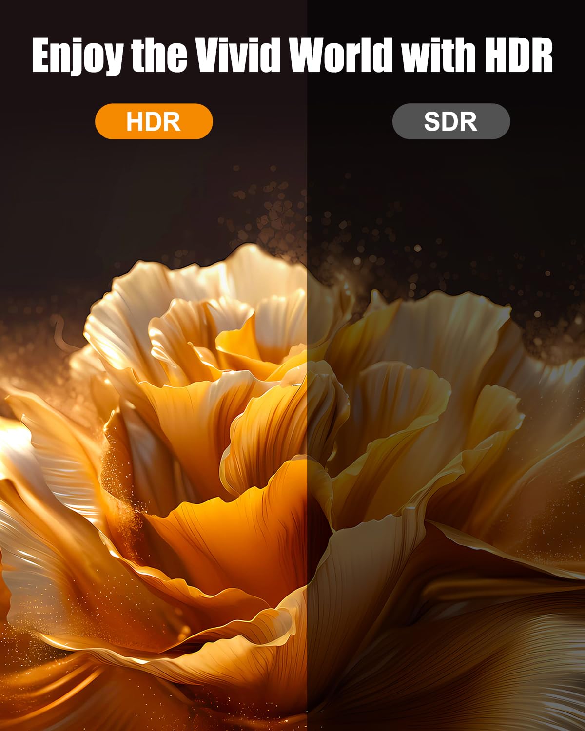 Cavo HDMI 2.0 20M, 4K Cavo HDMI Nylon Intrecciato e Connettori Dorati 18Gbps 4K@60Hz 1080P eARC HDCP 2.2 DTS:X Compatibile per HDTV, PS5/4/3, Xbox Series X/S, Monitor Mehr