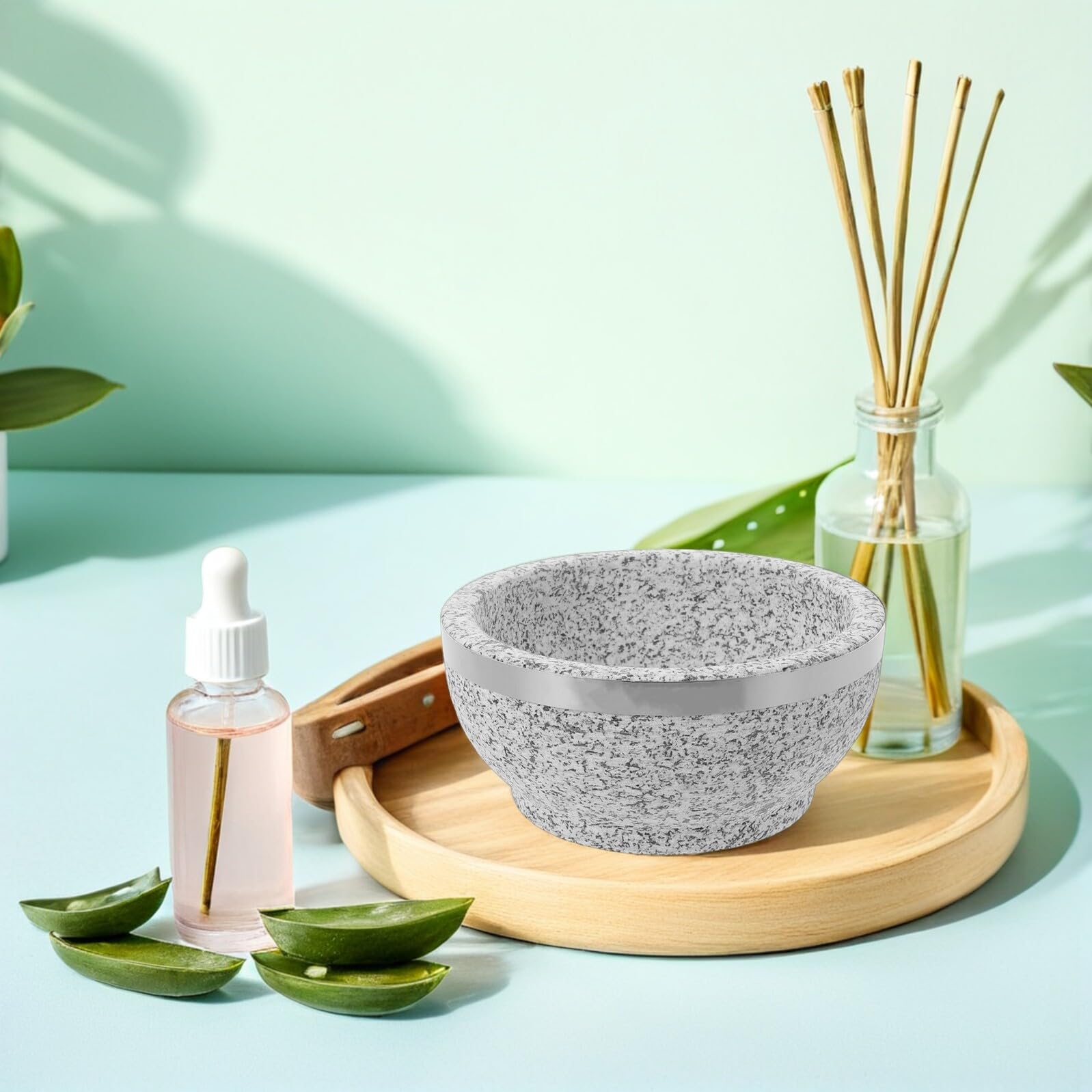 Ipetboom Diffusore Aromaterapia Sauna in Pietra 400ml per Oli Essenziali | Uso Home Spa e Steam Room, Resistenza alle Alte Temperature, Accessorio per Fragranza