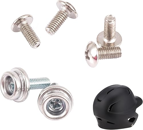 Miniatura 6 de Kit de reparación de casco de fútbol, kit de tornillos para máscara de casco, kit de hardware universal para máscara facial, kit de reparación de