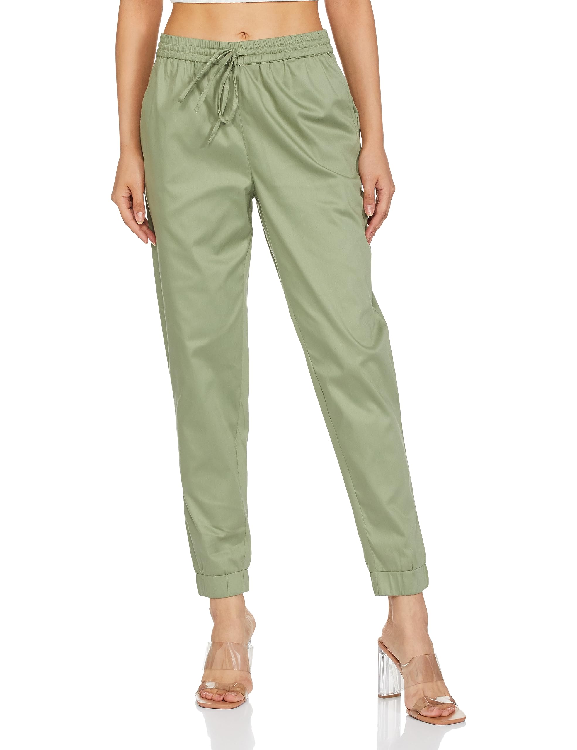 amazon brand - symbol Women's Relaxed Fit Mid Rise Pants-picture-36