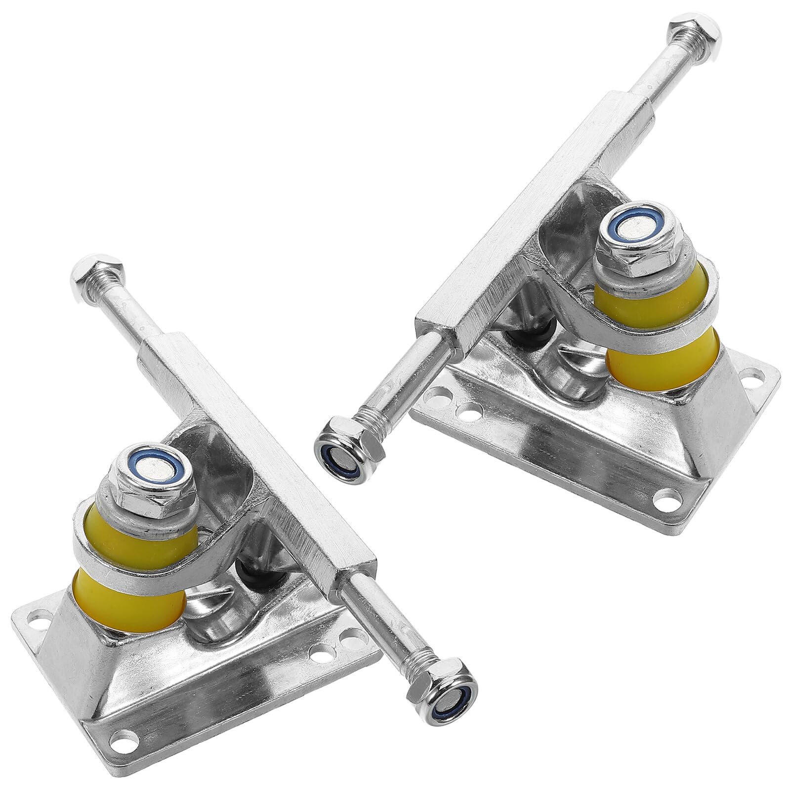 Soportes de Ejes para Patineta de Aleación de Aluminio Par de Camiones de Patineta Tradicionales Diseño Estable y Multifuncional Kit de Repuestos Accesorios Duraderos
