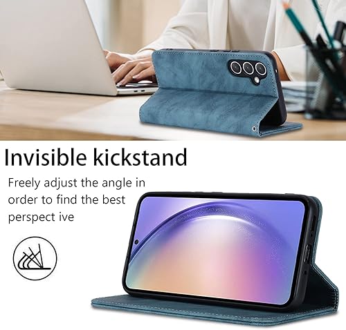 Miniatura 10 de Havaya Funda tipo cartera para Samsung Galaxy A54 0.18 oz para Samsung Galaxy A54 5G, funda con tarjetero y ranuras para tarjetas de crédito