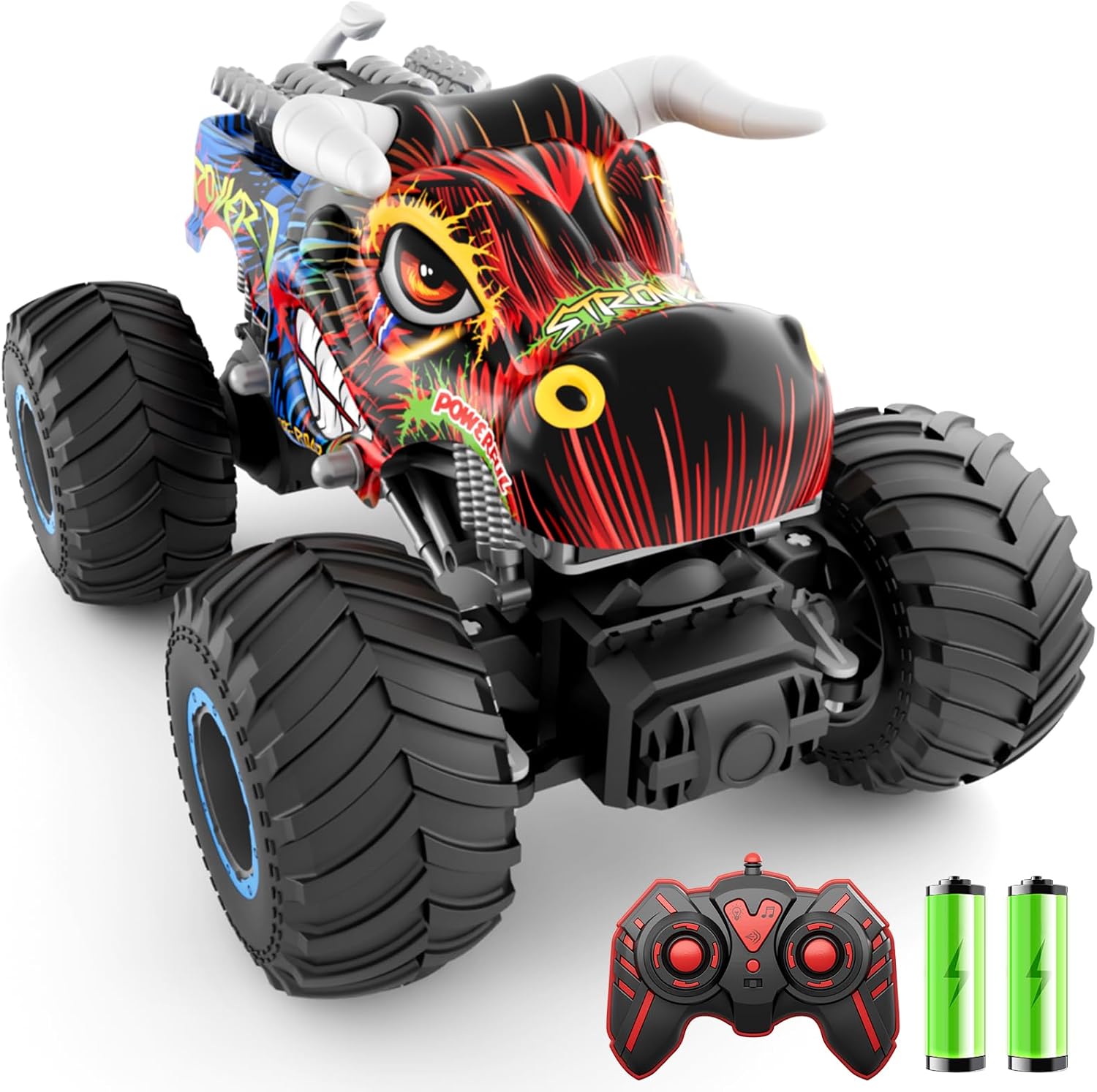 Monster Truck Toys,1:16 Remote Control Car with Light & Music
