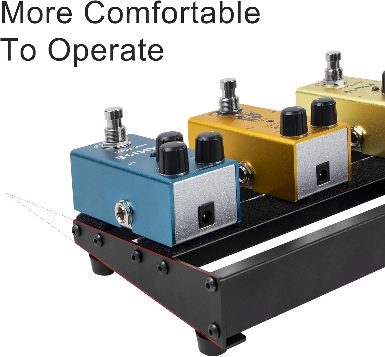 Guitar Pedalboard with Builtin Power Supply Pedal Board Aluminium