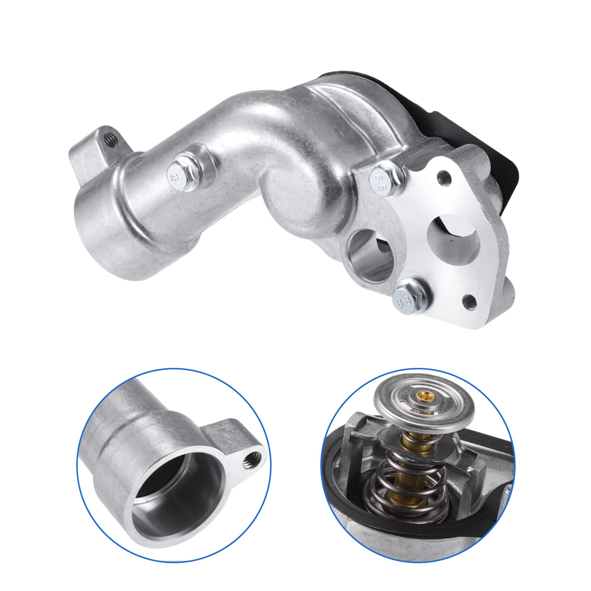 QUARKZMAN Motore Liquido raffreddamento Termostato Alloggiamento Gruppo 12597257 per Buick