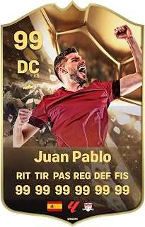 Oedim Carta de Fútbol Personalizada Diseño Balon de Oro 2025, 21x33cm, Fabricado en PVC 5mm, Divertida y Original