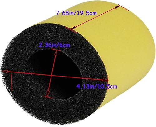 Miniatura 2 de HIFROM Filtro de aire de espuma con enchufe Saprk Reemplazo para Yamaha Raptor 700R 700R 700 YFM700 YFM700R 2006-2017 Sustituye a 1S3-14451-00-00