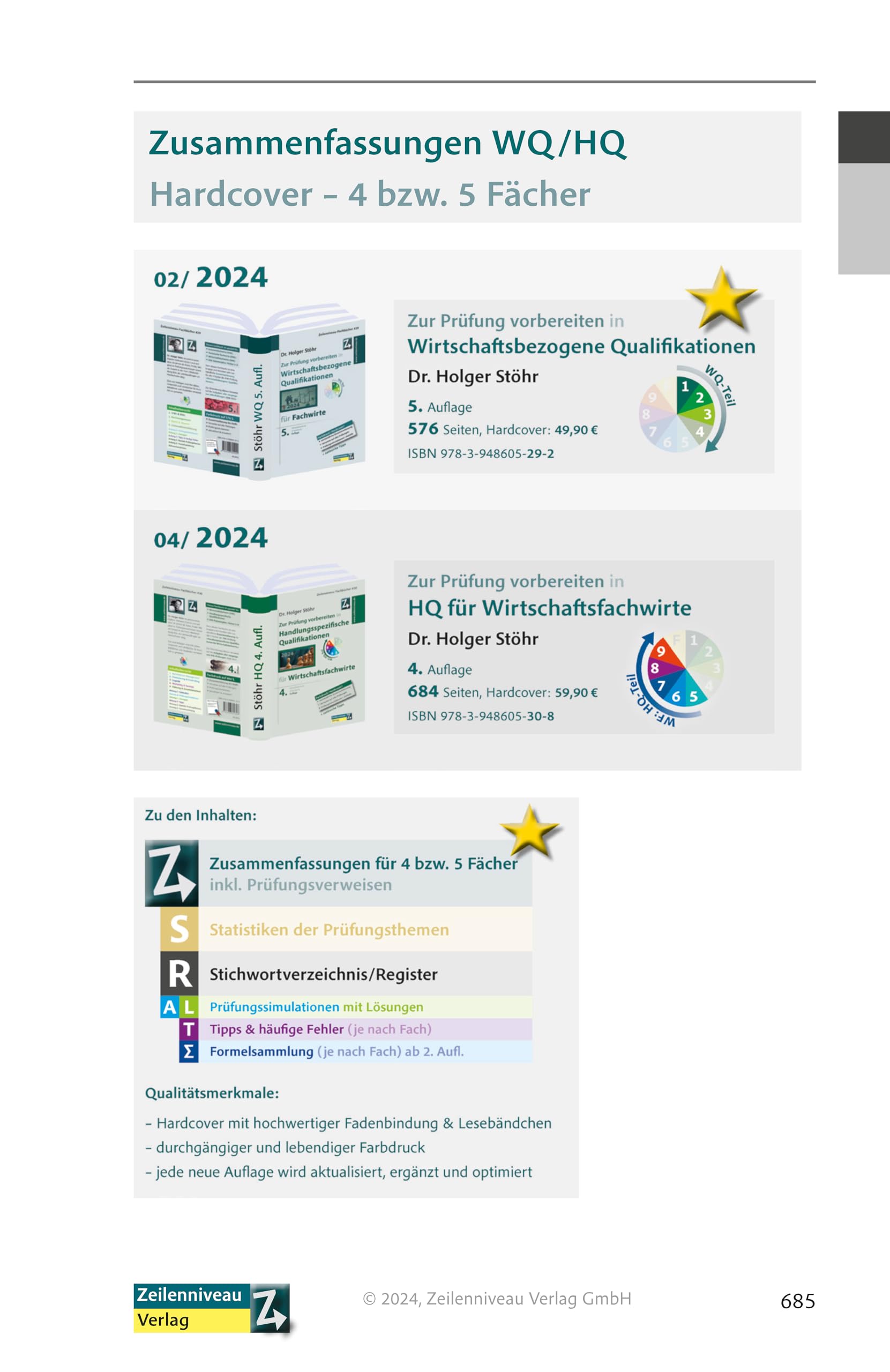Zur Prüfung vorbereiten in Handlungsspezifische Qualifikationen für Wirtschaftsfachwirte