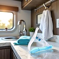 Vista 1 de JJLFresheners Cepillo de dientes plegable de viaje, mini cepillo de dientes portátil con cerdas medias suaves para acampar Diseño útil Cepillos