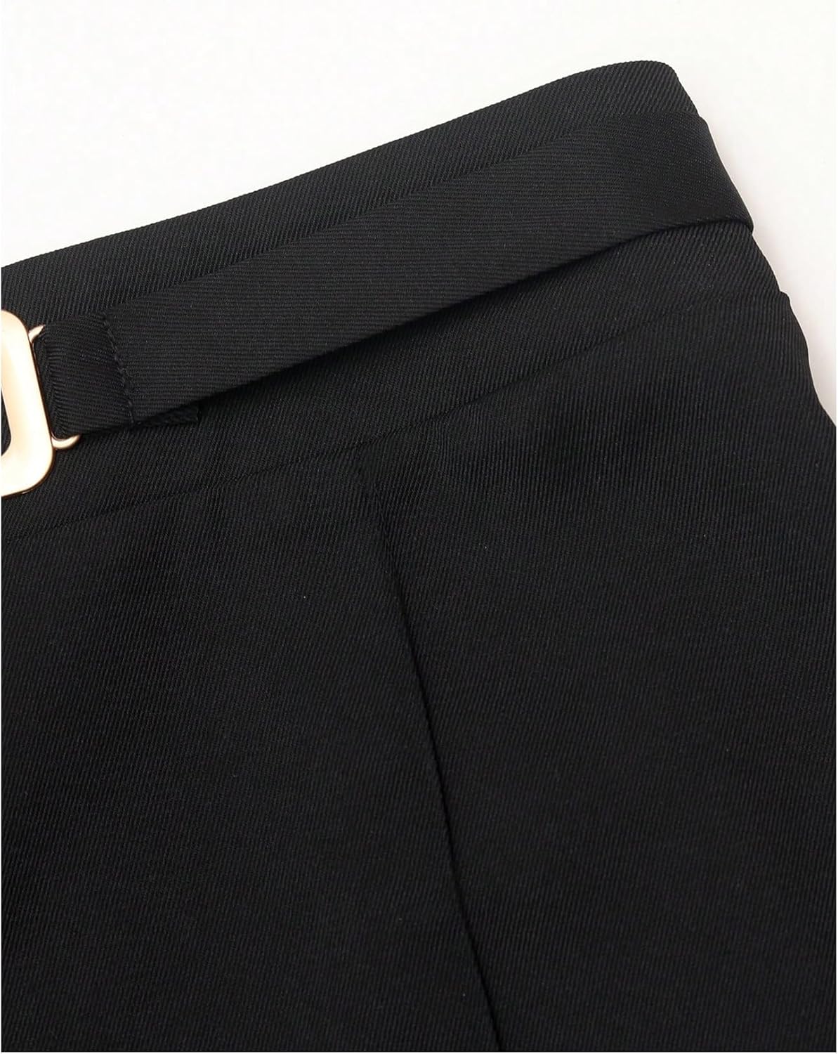 SOLY HUX Women's High Waisted Dress Pants Metal Linked Casual Work Office Business Long Trousers - Image 4